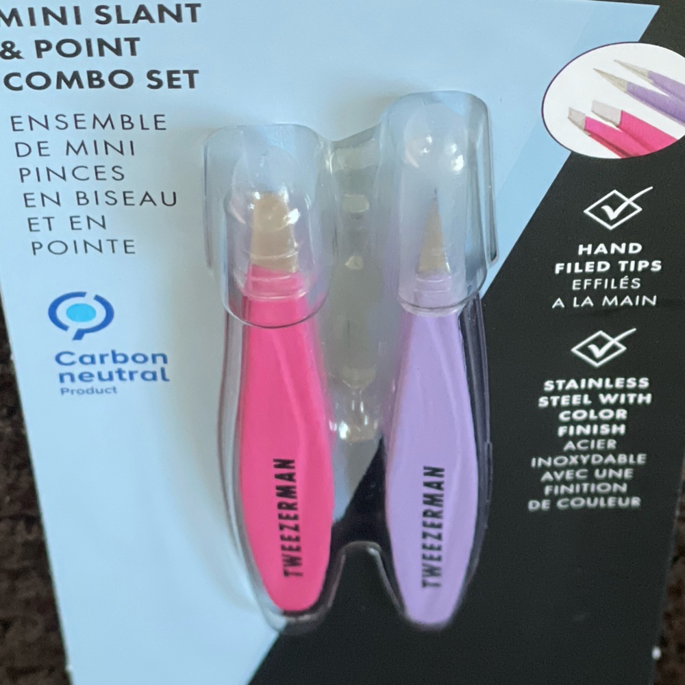 Tweezers, Mini Slant & Point Combo Set — Tweezerman - Picture 7 of 16